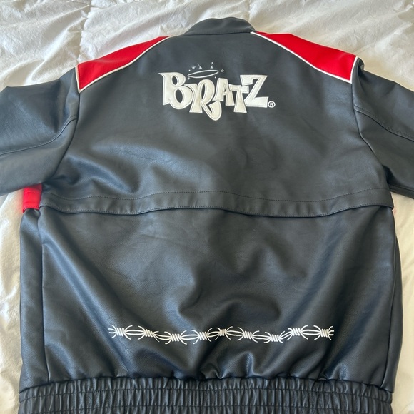 Forever 21 Jackets & Blazers - Forever 21 Black and Red Bratz Leather Jacket